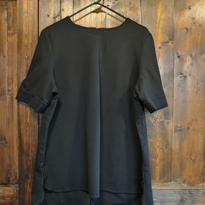 Black Ponte Tunic Top